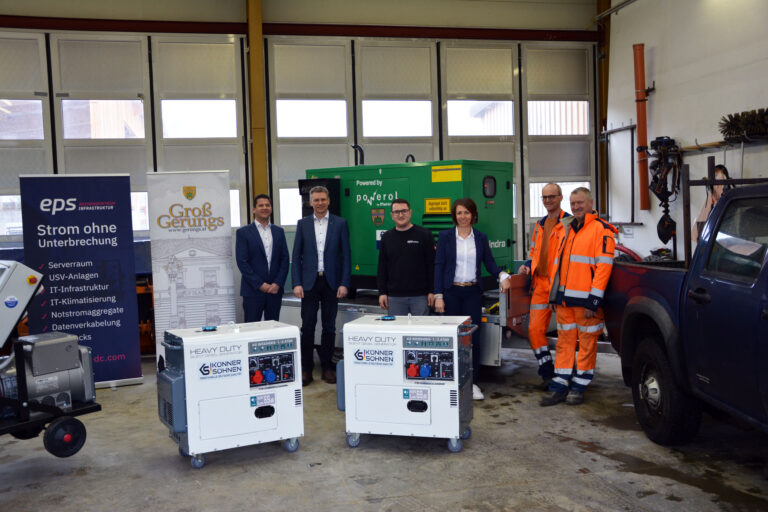 Notstromaggregate von EPS fuer die Stadtgemeinde Groß Gerungs